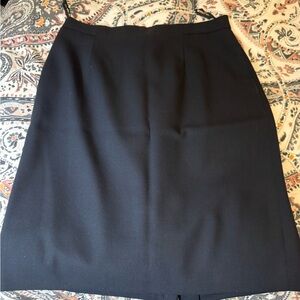 Talbots Classic Black Pencil Skirt